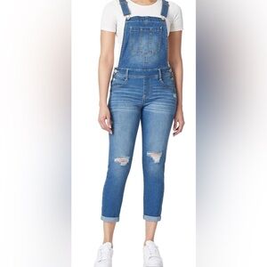 Wallflower Women's Blue Denim Overalls